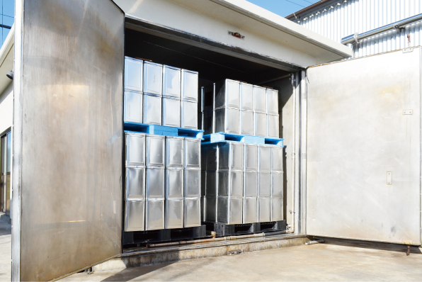 菊川工場 加熱庫(一部)